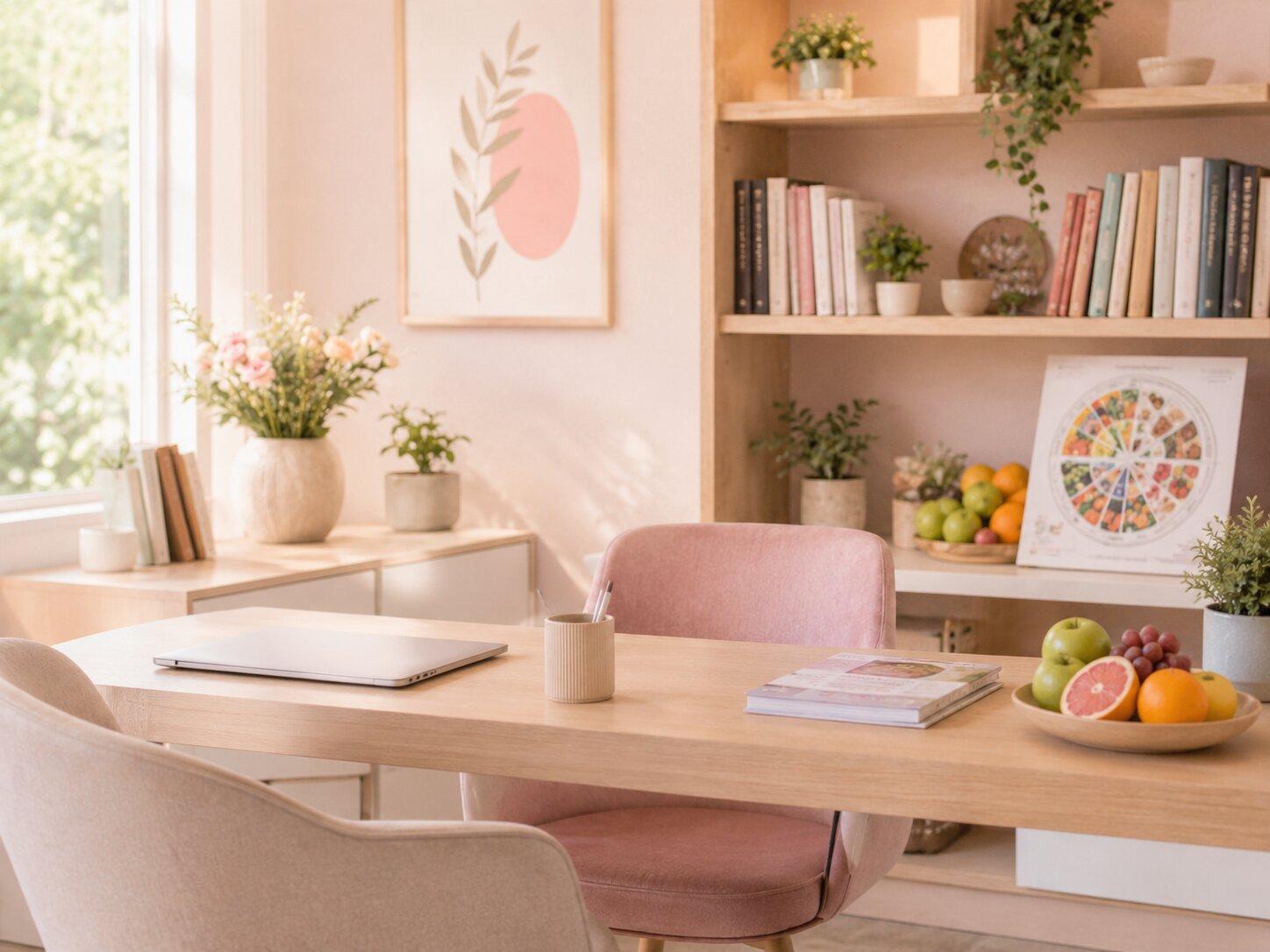 Studio nutrizionale luminoso e accogliente